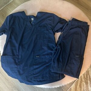 Dagacci Blue Scrubs Size Small